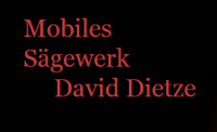 Dieses Bild zeigt das Logo des Unternehmens Mobiles Sägewerk Dietze